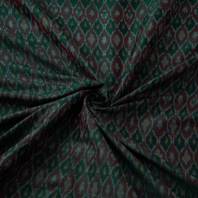 Handloom raw silk pochampally ikat fabric 08 - handcrafted