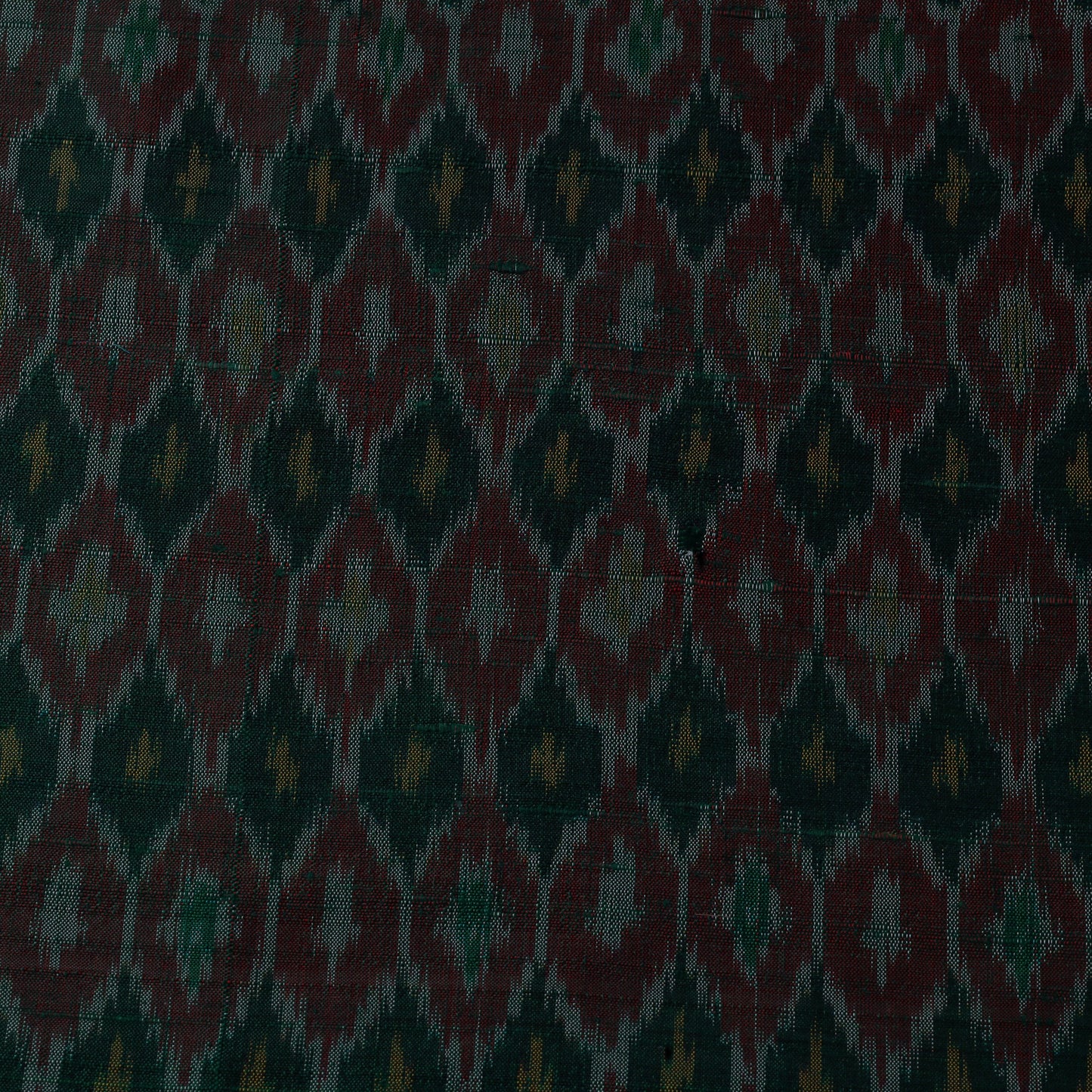 Handloom raw silk pochampally ikat fabric 08 - handcrafted