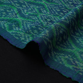 Handloom raw silk pochampally ikat fabric 10 - handcrafted
