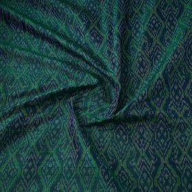 Handloom raw silk pochampally ikat fabric 10 - handcrafted