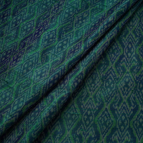 Handloom raw silk pochampally ikat fabric 10 - handcrafted