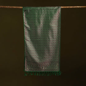 Handloom semi silk jacquard weave banarasi stole