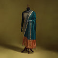 Handloom silk cotton maheshwari dupatta with zari border 29