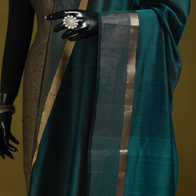 Handloom silk cotton maheshwari dupatta with zari border 30