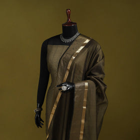 Handloom silk cotton maheshwari dupatta with zari border 33