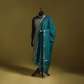 Handloom silk cotton stripes maheshwari dupatta with zari
