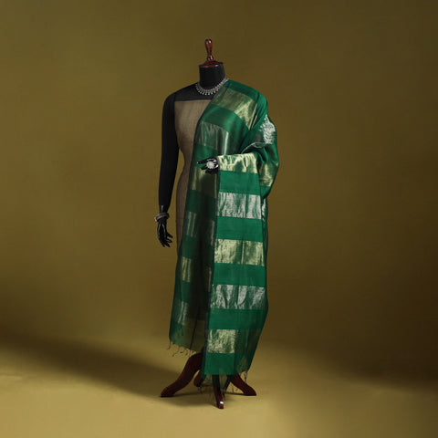 Handloom silk cotton zari work maheshwari dupatta 43