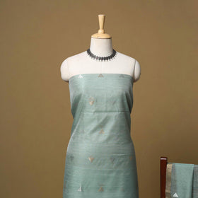 Handloom zari buti chanderi silk 2pc unstitched dress