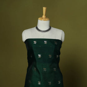 Handloom zari buti chanderi silk 2pc unstitched dress