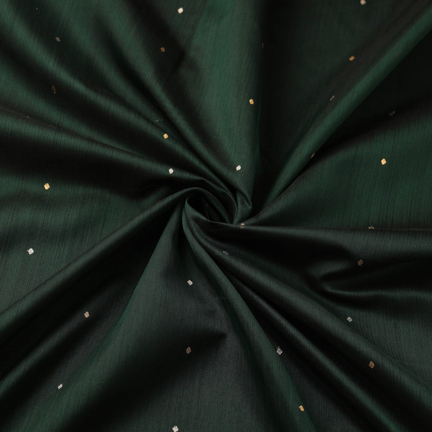 Handloom zari buti chanderi silk fabric 02 - handcrafted