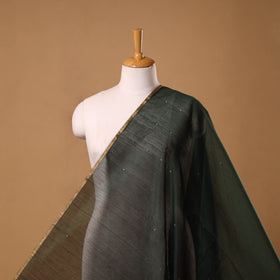 Handloom zari buti chanderi silk fabric 02 - handcrafted