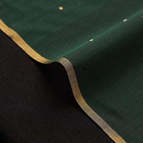 Handloom zari buti chanderi silk fabric 02 - handcrafted