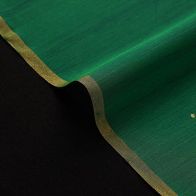 Handloom zari buti chanderi silk fabric 04 - handcrafted