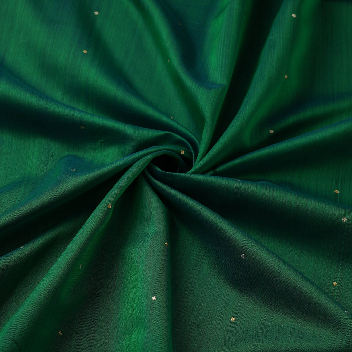 Handloom zari buti chanderi silk fabric 04 - handcrafted