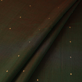 Handloom zari buti chanderi silk fabric 08 - handcrafted