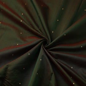 Handloom zari buti chanderi silk fabric 08 - handcrafted
