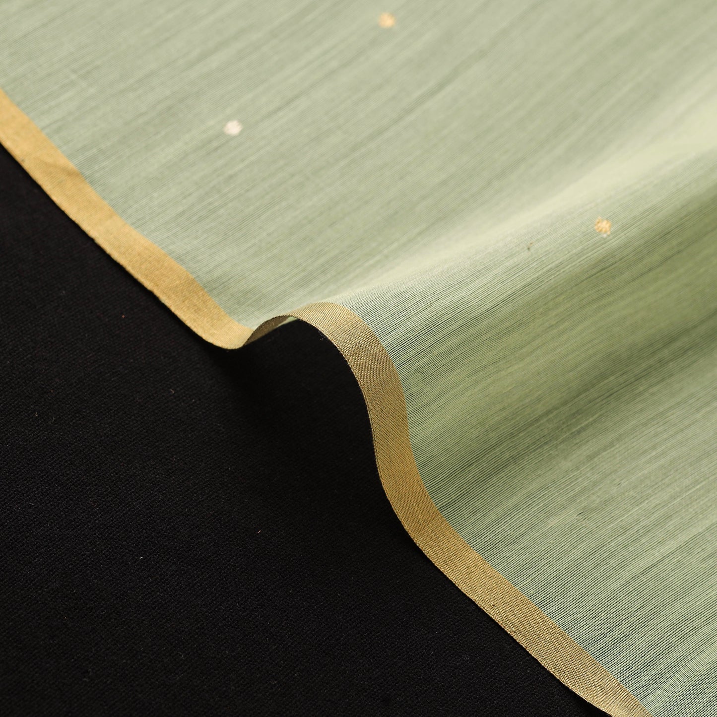 Handloom zari buti chanderi silk fabric 13 - handcrafted