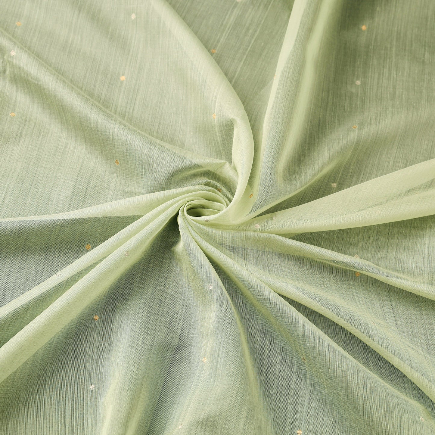 Handloom zari buti chanderi silk fabric 13 - handcrafted