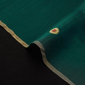 Handloom zari buti chanderi silk fabric 31 - handcrafted