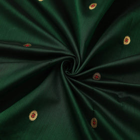 Handloom zari buti chanderi silk fabric 34 - handcrafted