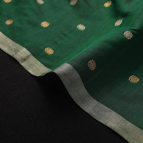 Handloom zari buti pure chanderi silk fabric 06