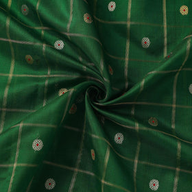 Handloom zari buti pure chanderi silk fabric 07