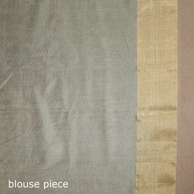 Green - handloom zari work chanderi silk saree 15