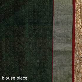 Handloom zari work chanderi silk saree 15 - handcrafted
