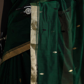 Handloom zari work chanderi silk saree 26 - handcrafted