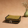  Green Handmade 4 Pockets Cotton Jewellery Bag