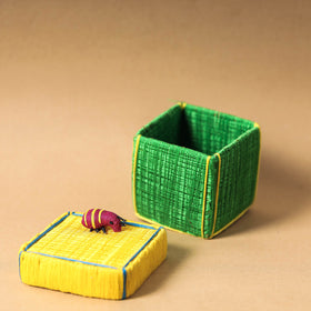 Green Handmade Coir Jewelry Box - Ant 