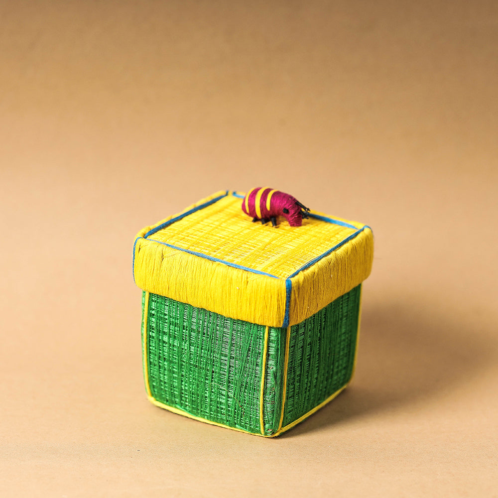 Green Handmade Coir Jewelry Box - Ant 