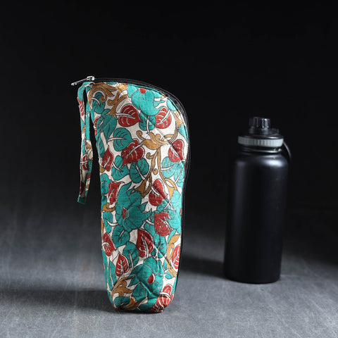  Green Handmade Cotton 1L Water Bottle Cover