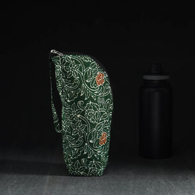  Green Handmade Cotton 1L Water Bottle Cover