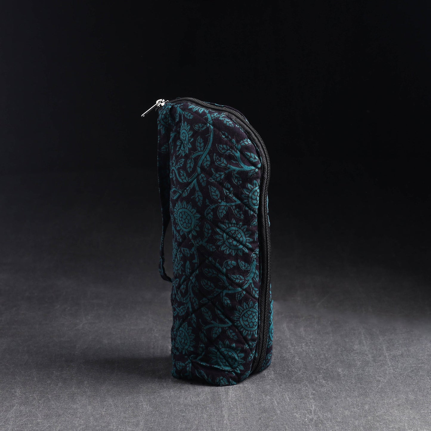 Green Handmade Cotton 1L Water Bottle Cover