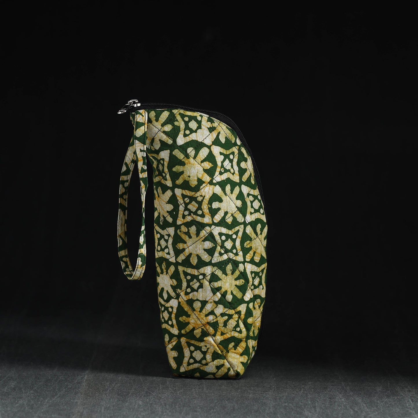  Green Handmade Cotton 1L Water Bottle Cover