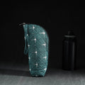 Green Handmade Cotton 1L Water Bottle Cover