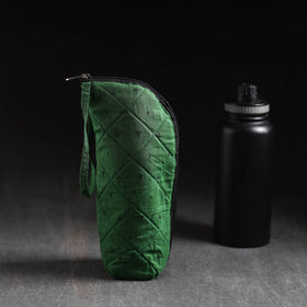  Green Handmade Cotton 1L Water Bottle Cover