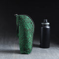 Green Handmade Cotton 1L Water Bottle Cover