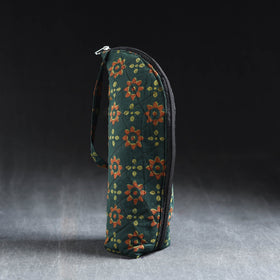 Green Handmade Cotton 1L Water Bottle Cover