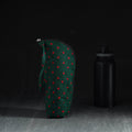Green Handmade Cotton 1L Water Bottle Cover