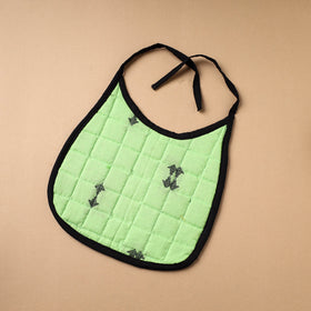 Green Handmade Cotton Baby Bib