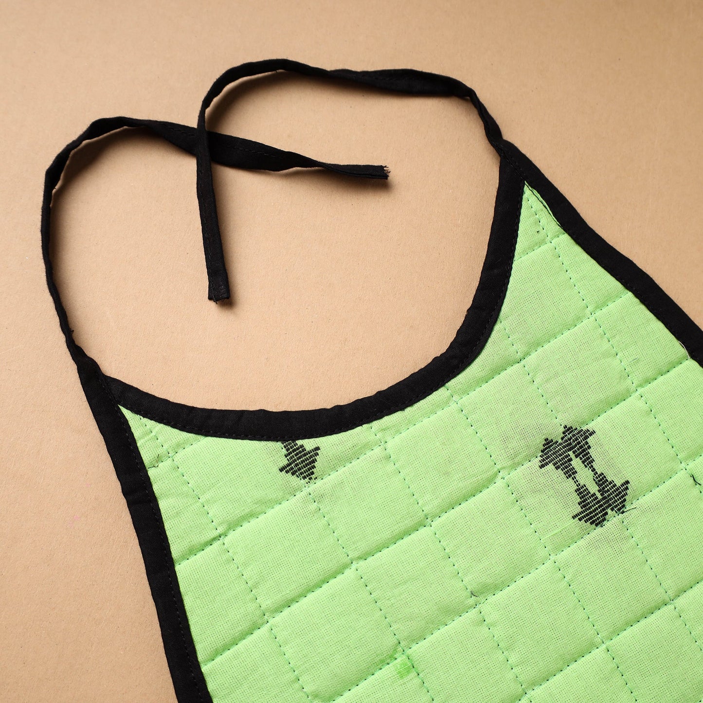 Green Handmade Cotton Baby Bib
