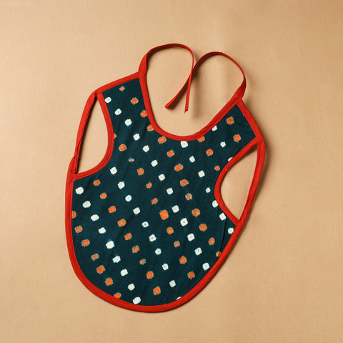 Green Handmade Cotton Baby Bib