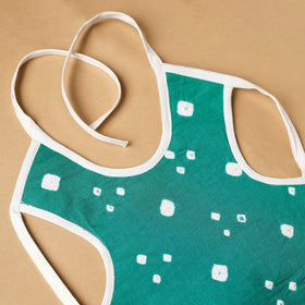 Green Handmade Cotton Baby Bib