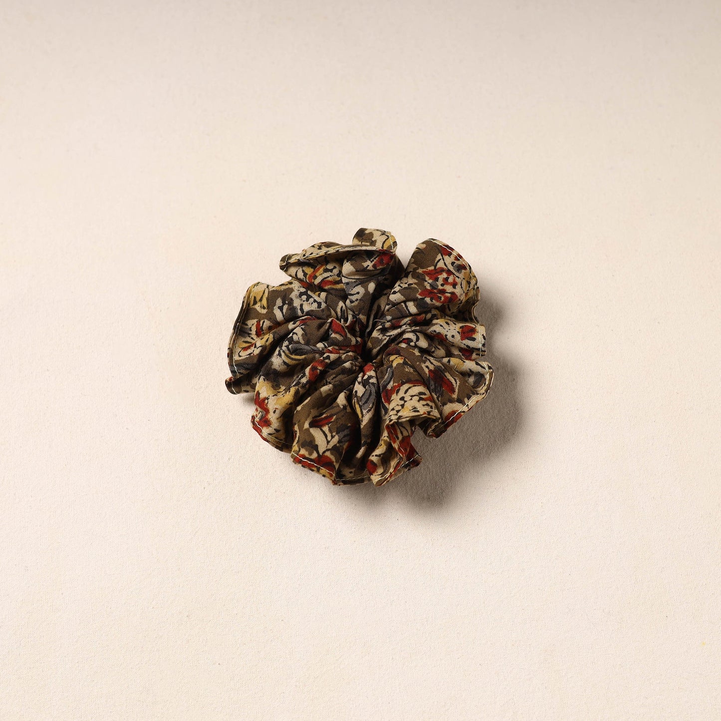 Green Handmade Cotton Elastic Rubber Band/Scrunchie