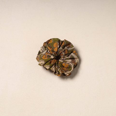 Green Handmade Cotton Elastic Rubber Band/Scrunchie