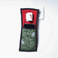 Green Handmade Cotton Fabric Mobile Charging Holder 