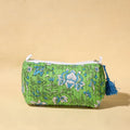  Handmade Cotton Fabric Quilted Utility Pouch With Tassel 