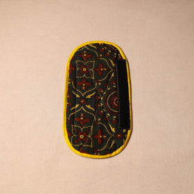 Green - handmade cotton fridge handle cover 04 - handcrafted